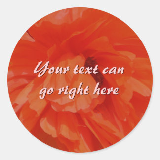 Adesivo Redondo Pêpias redondas com palhetas