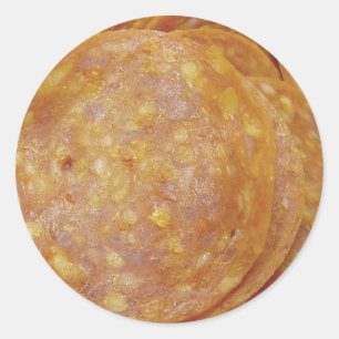 Adesivo Redondo Pepperoni