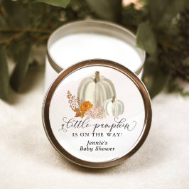 Adesivo Redondo Pequena Abóbora no Caminho Personalizada