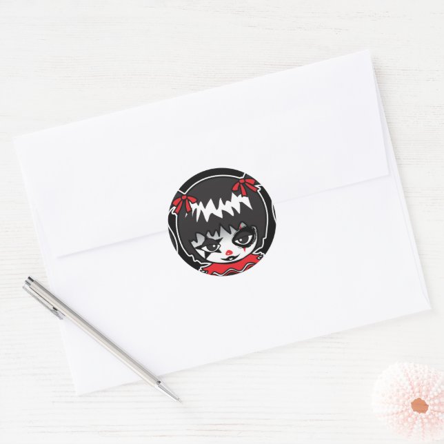 Adesivo Redondo Pequena Coroa (Envelope)