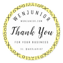 Pequena Empresa Obrigado Apreciação Logotipo Anúnc