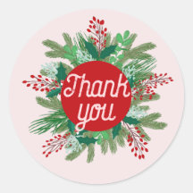 Pequena empresa Obrigado Feriado, cor-de-rosa verm