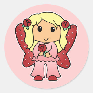 Adesivo Redondo Pequena Fada