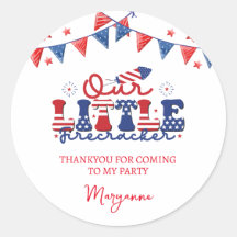 Pequena Festa de aniversário do Firecracker, graça