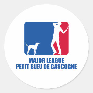 Adesivo Redondo Pequeno Azul de Gascogne