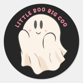 Adesivo Redondo Pequeno Boo Big Coo Sticker