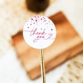 Adesivo Redondo Pequeno Chá de fraldas Swetheart, Chá de fraldas