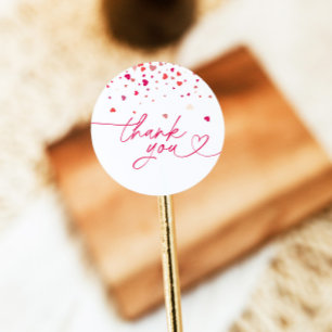 Adesivo Redondo Pequeno Chá de fraldas Swetheart, Chá de fraldas