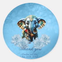 Pequeno elefante bonito com fada