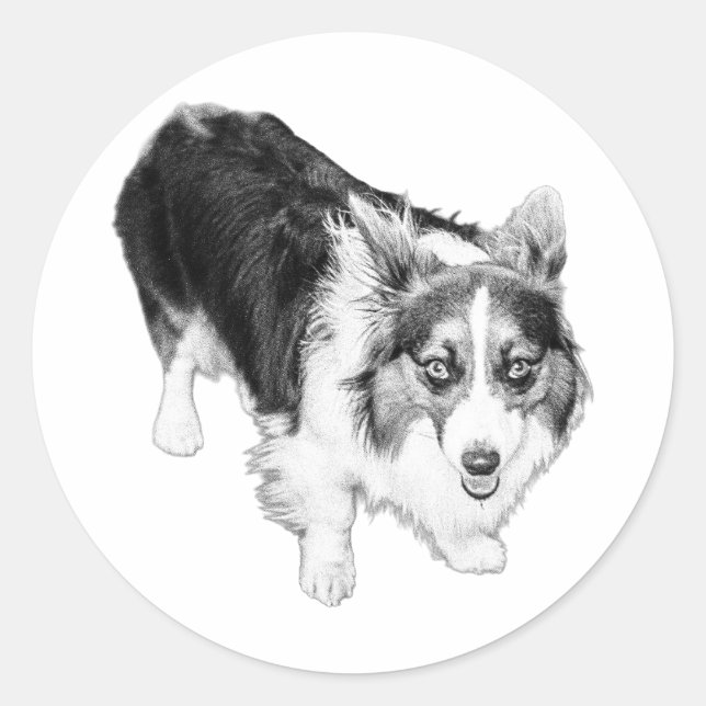 Adesivo Redondo Pequeno Passo, Grande Presença (Frente)