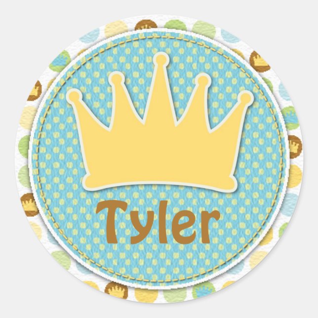 Adesivo Redondo Pequeno Príncipe Sticker 2 (Frente)