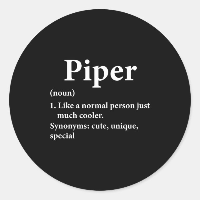 Adesivo Redondo Per Definition  (Frente)