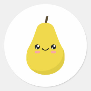 Adesivo Redondo Pera