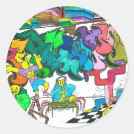 Adesivo Redondo PercentumHipHop