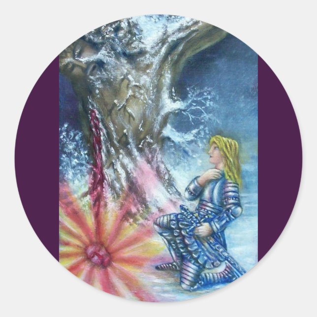 ADESIVO REDONDO PERCEPÇÃO E VISÃO DO FERIMENTO SANTO (Frente)