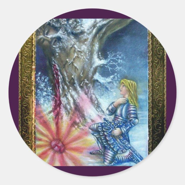 ADESIVO REDONDO PERCEPÇÃO E VISÃO DO FERIMENTO SANTO (Frente)