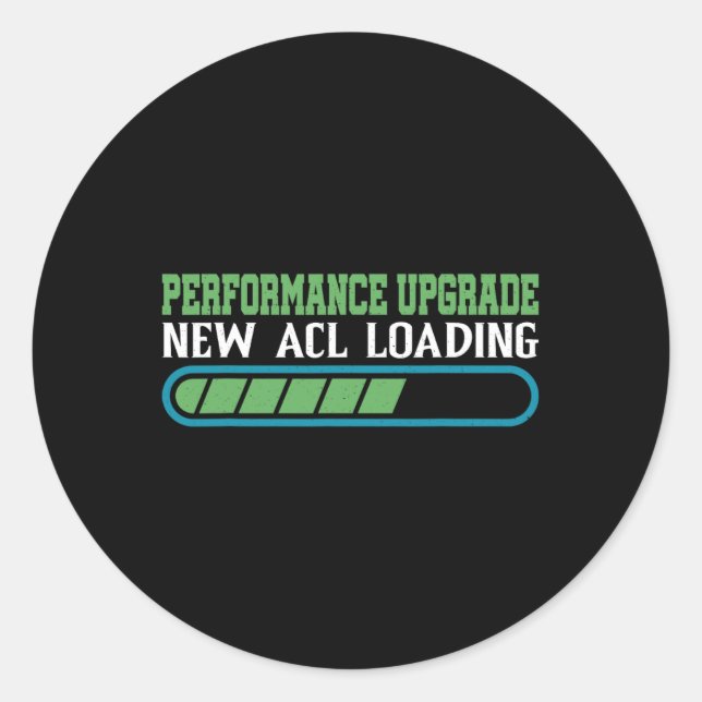 Adesivo Redondo Performance Upgrade, New Acl Loading -----  (Frente)