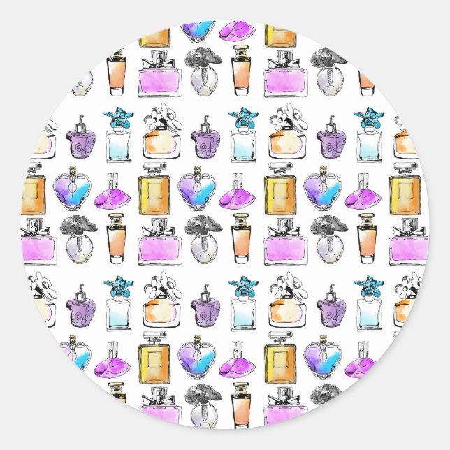 Adesivo Redondo Perfumes Art (Frente)