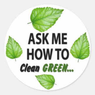 Adesivo Redondo Pergunte-me como