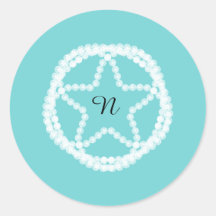 Pérola Estrela Branca Turquesa Casamento Chá de No