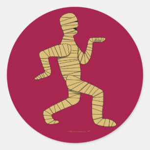 Adesivo Redondo Personalização das Pirâmides Múmias Egípcias de Ca