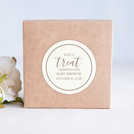 Adesivo Redondo Personalização do Tratamento de Creme de chá de fr