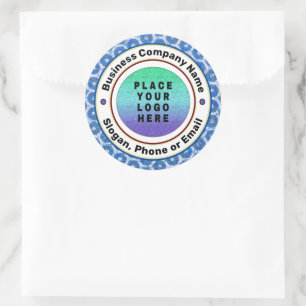Adesivo Redondo Personalização profissional da empresa de logoti