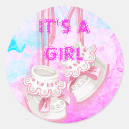 Adesivo Redondo Personalizada É Uma Vinheta De Revolução De Gênero