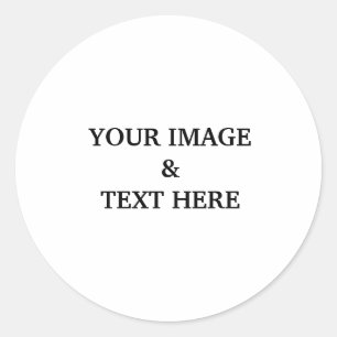 Adesivo Redondo Personalizada Personalizada Sua Própria Foto