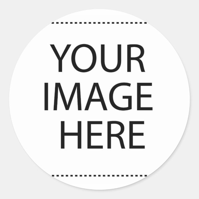 Adesivo Redondo Personalizada Personalizada Sua Própria Foto (Frente)