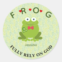 Adesivo Redondo Personalizado, confie plenamente no ciclo clássico