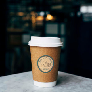 Adesivo Redondo Personalizado Obrigado Inicialização de Negócios d