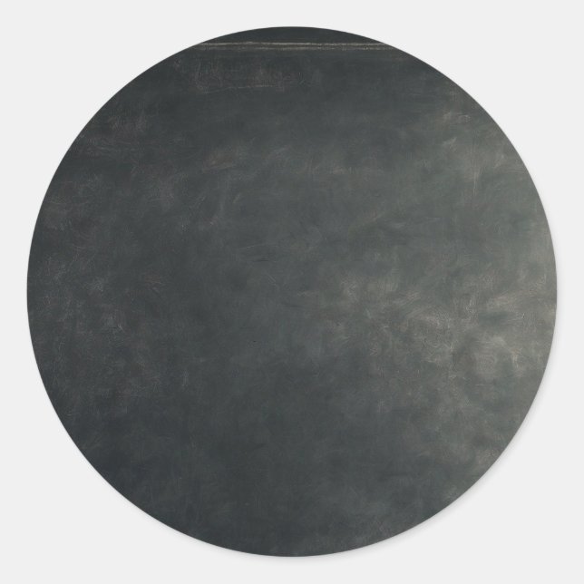 Adesivo Redondo Personalizado Personalizado Seu Quadro Preto (Frente)