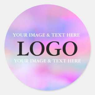 Adesivo Redondo Personalizado Personalizado Sua Própria Fotografia