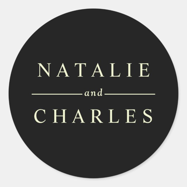 Adesivo Redondo Personalizado Simples (Frente)