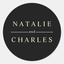 Adesivo Redondo Personalizado Simples