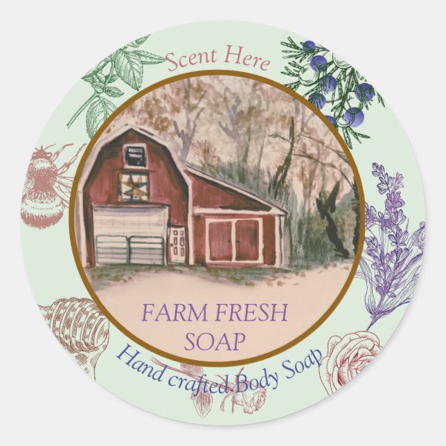 ADESIVO REDONDO PERSONALIZAR BANDA SOAP PEQUENA (Frente)