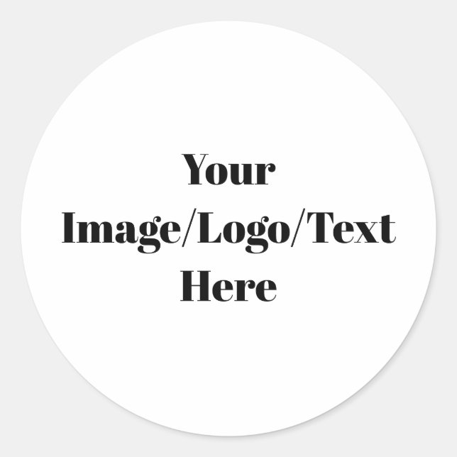 Adesivo Redondo Personalizar ou personalizar (Frente)