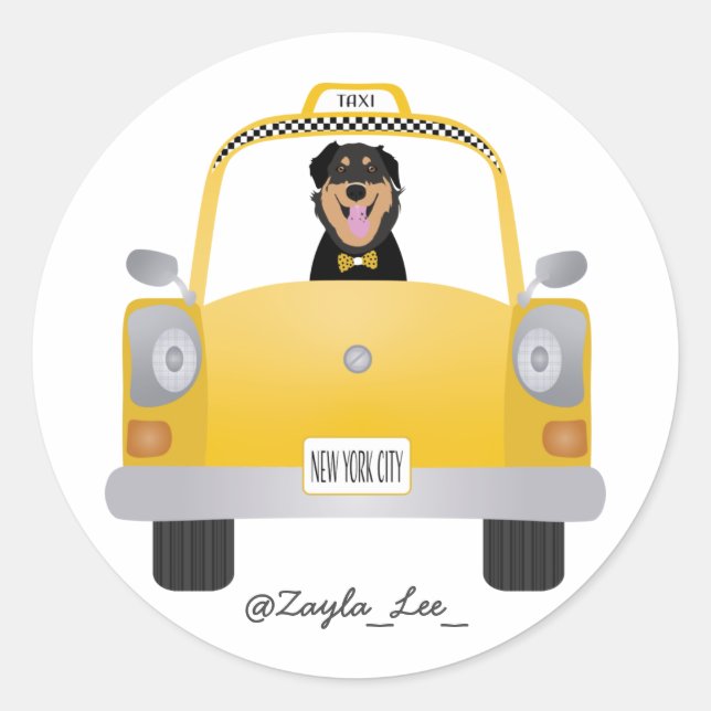 Adesivo Redondo Personalizar Pet de Caneta de Manipulação de Mídia (Frente)