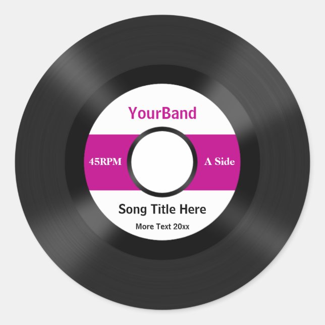 Adesivo Redondo Personalizar Registro Personalizado (Frente)