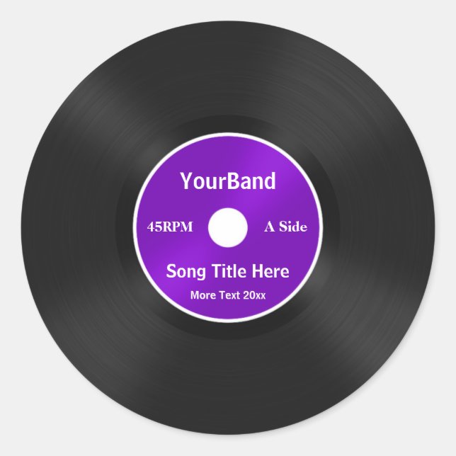 Adesivo Redondo Personalizar Registro Personalizado (Frente)