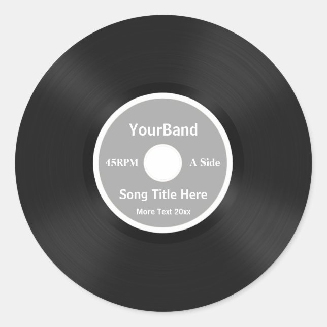 Adesivo Redondo Personalizar Registro Personalizado (Frente)