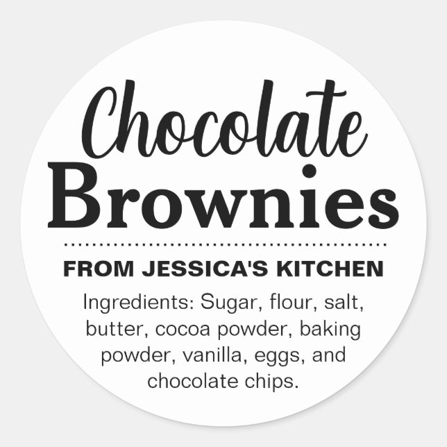 Adesivo Redondo Personalizar rótulo Homemade HM001_26rdv2 (Frente)