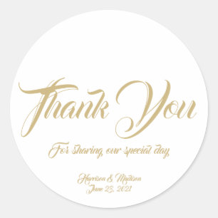 Adesivo Redondo personalizar texto Favoritos de presente de casame