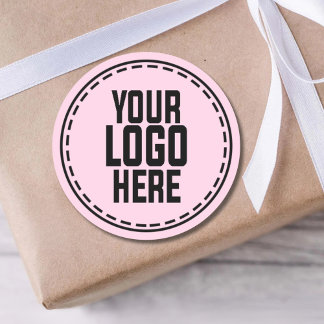 Adesivo Redondo Personalized Logo Business Branding Packaging
