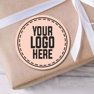 Adesivo Redondo Personalized Logo Business Branding Packaging