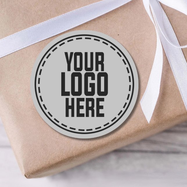 Adesivo Redondo Personalized Logo Business Branding Packaging (Criador carregado)
