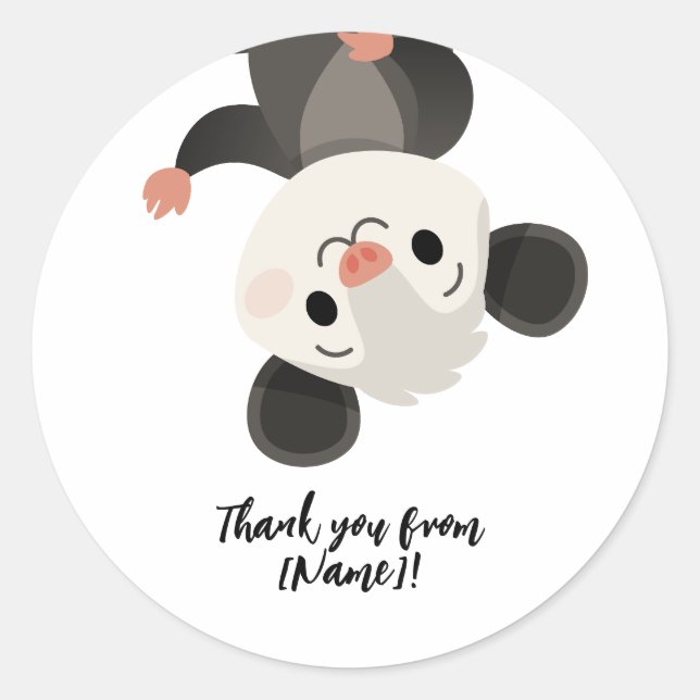 Adesivo Redondo Personalized Opossum (Frente)