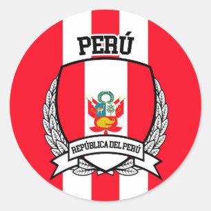 Adesivo Redondo Peru