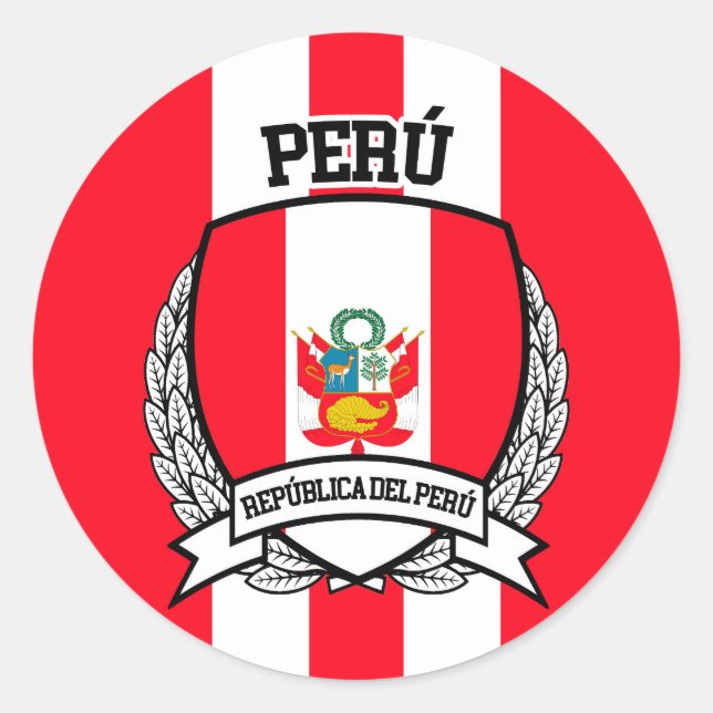 Adesivo Redondo Peru (Frente)